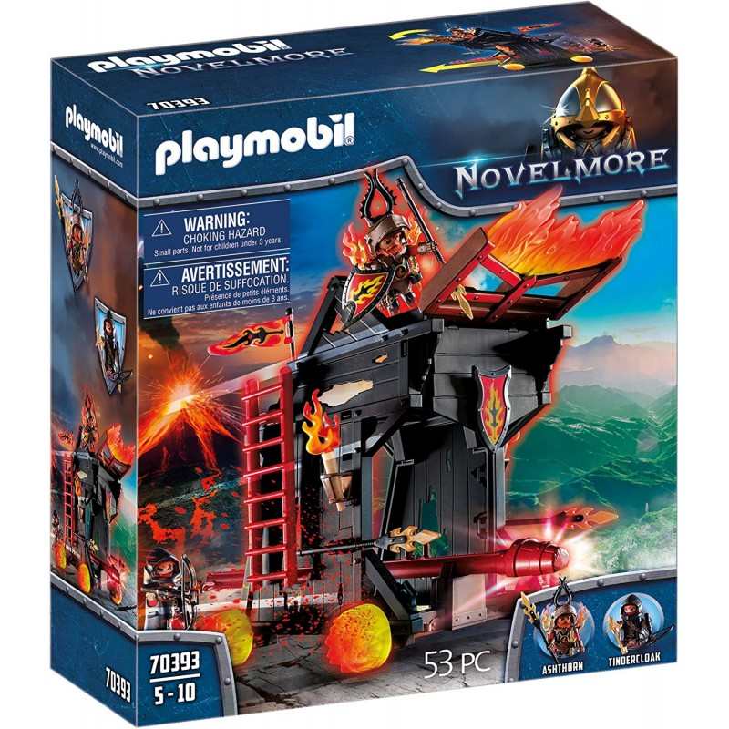 Playmobil Knights Burnham Fire Siege Engine