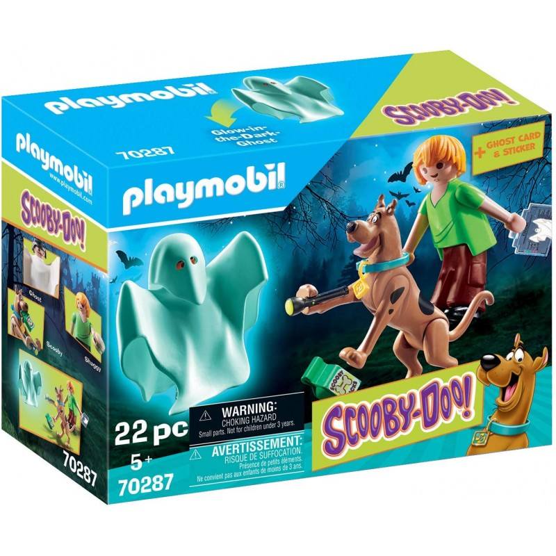 Playmobil Scooby-Doo! Scooby And The Shaggy With A Ghost