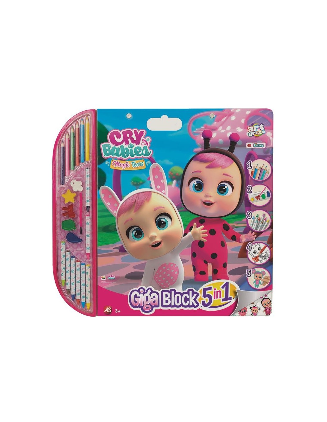 Giga Block 5 in 1 Cry Babies Painting Set