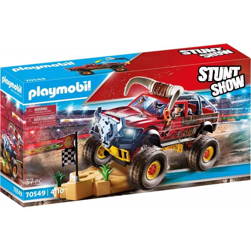Playmobil Stunt Show Bull Monster Truck Red Bull