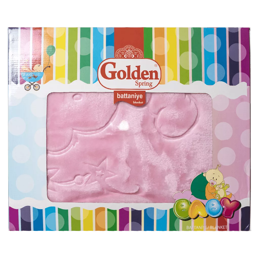 Παιδική κουβέρτα fleece για κορίτσια Golden ροζ κουβερτούλες ζεστές φλις για μωράκια κοριτσάκια Online